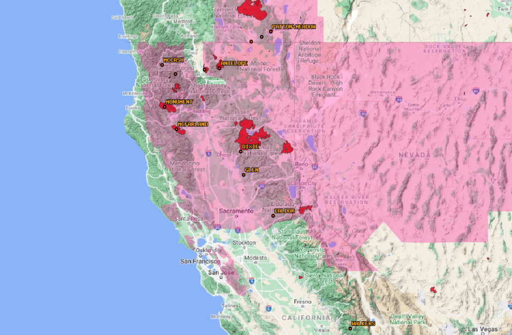 Perennial Fire Culprit, North Winds Return to Northern California - RedZone