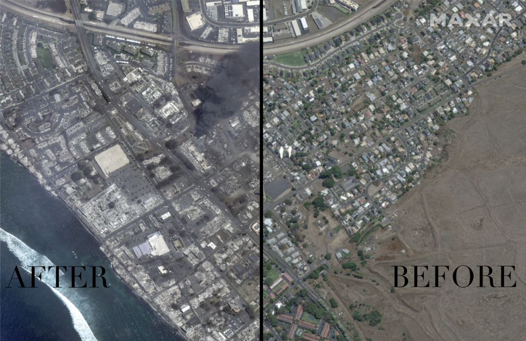 lahaina damage map